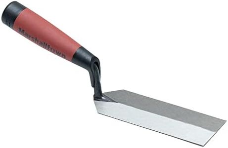 Marshalltown 56D Edge Trowel with Durasoft Handle, Carbon Steel, Narrow Trowel for Narrow Spaces, Dimensions: 152 x 51 mm