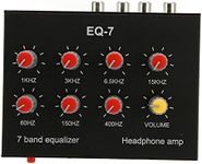 7 Band Graphic Equalizer, Dual Chan