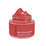 Bee & Beauty Bio Collagen Sleeping Mask For Anti-Aging And Skin Rejuvenation | Overnight Hydrating Collagen Face Mask With Nourishing Ingredients To Firm | Smooth | Repair Skin, 1 count