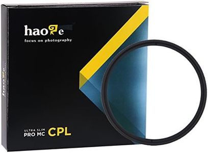 Haoge 52mm MC CPL Circular Polarizer Polarizing Lens Filter for Nikon Nikkor AF 50mm F1.4D, 50MM F1.8D, 35mm F2D, 28mm f2.8D, 35mm F1.8G, 40mm F2.8G Lens