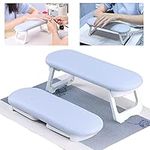 Foldable Nail Arm Rest, PU Leather 