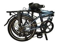 Hunter Model - SOLOROCK 20" 7 Speed Steel Folding Bike (Metallic Blue)