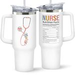 Nurse Gifts - Nurse Gifts for Women - Nurses Week Gifts, Nurse Appreciation Gifts - Gifts for Nurses, Nursing Gifts, Nurses Gifts, New Nurse Gifts - Nurse Practitioner Gifts for Women - 40 Oz Tumbler