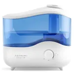 ASAKUKI Cool Mist Humidifiers for Bedroom - 4L Water Tank, Baby, Office, Quiet Ultrasonic Air Vaporizer, Adjustable Mist, 360 Nozzle Rotation, Auto-Shut Off, Humidifier Easy Fill and Clean -Blue