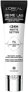 L’Oréal Paris Prime Lab 24H Matte Setter Foundation Primer - Face Primer for Oily Skin with 1% LHA and Salicylic Acid - Mattifies and Rebalances Skin, 30 mL