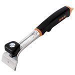 Warner 10018 Tool 2-Inch Carbide 100X Soft Grip Scraper with Knob
