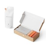 AM MIST ORANGE Screen Cleaner 3-pack w/Refill |200 ml| All-in-One Spray and Microfiber Cleaning Cloth, Refillable Cleaning Sprays for Car screens, Phones and Laptop Screen, Portable and Eco-Friendly