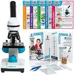 Omano Juniorscope Microscope for Kids – Microscope Kit for Kids 8+ for Science Microscope Experiments – Kids Microscope Kit That Encourage STEM Exploration – Beginner Microscope for Kids 8+