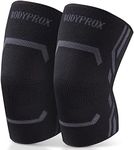 Knee Compression Sleeve 2 Pack for Men and Women, Knee Support Brace for Running and Work out (Small)