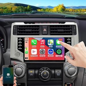 for Toyota 4runner Radio Upgrade 2010-2019 Truck Android Stereo Replacement Navigation Touch Screen 1280 * 720 Carplay Android Auto Free Camera