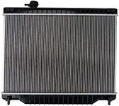 KAX Radiator, CU2458 OE Style Bolt-On Aluminum Core Radiator Replacement Rainier, Trailblazer EXT, Trailblazer,Envoy XUV4.2L, 27-1/16“W, 17-15/16“H, 1-5/16“Inlet, 1-9/16 “Outlet