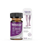 VARCO Venifixe Oil (30ml) with Veinocap 60Veg Phyto Capsules for Management of Standardized Leg Veins, Leg Pain, Capillary Health & Blood Circulation, Restless & Heavy Legs