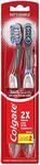 Colgate 360 Optic White Sonic Powered Vibrating Toothbrush, Soft, 2 Count