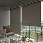 Customize Roller Blinds | Awnopy | 95% High Blockage Outdoor Roller Blind for Balcony, Windows, HDPE Fabric Complete Heat Protection from Sun & Rain Water Blocking - Pack of 1 Pc