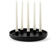 Black Candlestick Holders - Ceramic