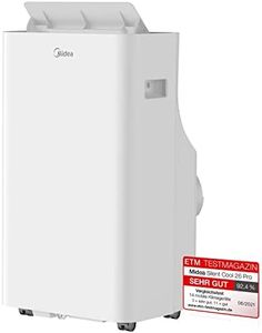 Midea Mobiles Klimagerät Silent Cool 26 Pro, 9000 BTU 2,6kW, Kühlen&Ventilieren&Entfeuchten, Raumgröße bis 88m³(33㎡), Mobile Klimaanlage mit Abluftschlauch, Weiß
