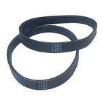 2 Pack 135J6 Planer Drive Belt for Ryobi AP10 AP-12, Delta 22-540 TP300, Ridgid, Craftsman