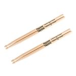 Rayzm Drum Sticks 5B, Solid American Hickory Drumsticks/Beater Sticks, Wood Tips