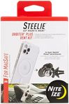 Nite Ize Steelie Orbiter Plus Vent Kit - Magnetic Cell Phone Mount for Car Vent - Sturdy Phone Accessories for Car - Compatible Apple MagSafe iPhones and Accessories