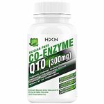 HXN coq10 Supplement, coenzyme q10 300mg As Ubiquinol With Omega 3, Alpha Lipoic Acid To Promote Heart Health, And High Energy Boost- 60 coq 10 Tablets