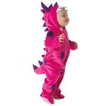 PRETEND TO BEE Pink and Purple Dinosaur Monster Onesie Fancy Dress Costume for Kids/Toddler/Baby, 12-18 Months