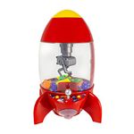 Global Gizmos Rocket Candy Grabber Machine Game ~ Red with Claw, Aliens ~ Toy, Kids ~50210