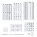 Vicloon Silicone Clear Bumper, 6 Size 86 Pcs Self Adhesive Transparent Bumper Pads, Clear Furniture Buffer Pads for Cabinet Doors, Drawers, Glass Tops, Cupboard