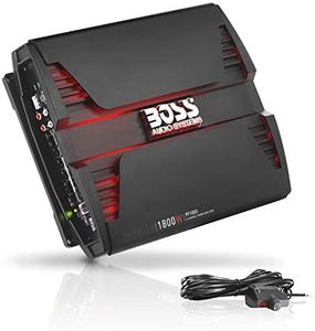 BOSS Audio Systems PF1800 4 Channel Car Amplifier - 1800 Watts, Full Range, Class A-B, 2-4 Ohm Stable, Mosfet Power Supply, Bridgeable