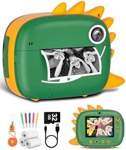 Kids Instant Camera for 3-12 Years Old Kids Toddlers Childrens Boys Girls Christmas Birthday Gifts 2.0 Inch Screen 12MP / 1080P HD Video Camera Baby Instant Print Digital Camera