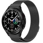 Onewly Compatible with Galaxy Watch 4 Band,Stainless Steel Mesh Replacement Watch Strap for Samsung Galaxy Watch 4 Classic Band - Galaxy Watch 5 Band - Galaxy Watch 5 Pro Band