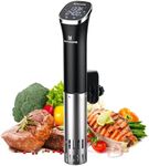 BLITZHOME Sous Vide Cooker, Compact Sous Vide Machine 1000W with Recipes, Accurate Temperature & Timer, Ultra Quiet Stainless Portable Precision Immersion Circulator