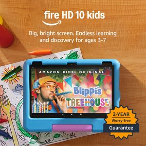 Amazon Fire HD 10 Kids Tablet – 32GB, Child-Friendly Design