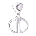 Cigar Scissors Cutter, Stainless Steel Guillotine Double Blade Straight Cut Scissors Cigar Accessories for Cigars