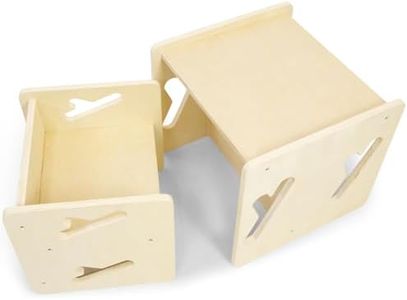 Montessori Weaning Table and Chair Solid Wooded Toddler Table and Chair Set