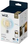 WiZ Smart Bulb, E27 Globe LED Bulb, mart Dimming LED 60W, Connected WiFi Compatible with Alexa, Google Assistant & HomeKit, App Control for Livingroom, Bedroom, Dining Room, Energy Monitoring