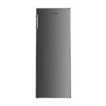 Teknix TFF1435X Tall Freestanding Freezer - Upright with 161L Capacity - Frost Free - Reversible Door - 5 Large Drawers - Inox, H143.0 x W55.0 x D60.0 (cm)