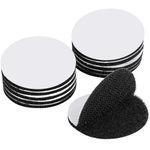 Gujish Velcro 2 Sided Adhesive Round Stickers Extra Strong Hold Multipurpose Hook & Loop Fasteners for Home Office DIY Projects Sticky Back Tape Versatile Fastening Solution Long-Lasting - Pack of 10