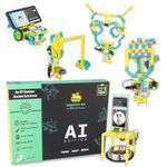 WitBlox AI Artificial Intelligence Robotic Science Kit for 101+ Project 174 Part 8 Yrs+, Interlocking Bricks, Electronic Sensor & Circuits to create Logic 2 Free Live Classes Gift Toy for Boys & Girls