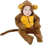 Snonook Fleece Baby & Toddler Fleece Jacket Snowsuit, Baby Monkey 12-18 Months