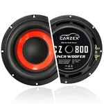 Carzex 8 Inch 125w RMS Amp Woofer with 500w Peak Power & 4 Layer Copper Coil Subwoofer for Cars & Home Theatre, Bass Audio Systems & DIY Projects (1.5" Voice Coil | 120x25 MM Magnet | 4 Ohm)