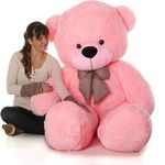 ToYBULK Teddy Bear, Teddy Bear 5 Feet for Girls, Soft Toys for Girls, Big Teddy Bear, Toys for Girls, Birthday Gift for Girls/Wife/Girlfriend/Husband, (5 Feet, Pink)