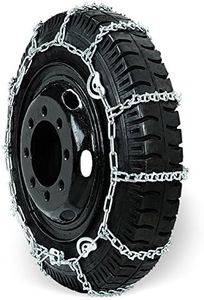 Grizzlar GSL-2821CAM Alloy Light Truck Ladder V-Bar CAM Tire Chains 215/75-17.5 225/60-19 225/65-18 225/70-18 225/70-19.5 LT225/75-17 LT225/85-16 LT235/75-16 LT235/85-16 LT245/70-17 LT245/75-16