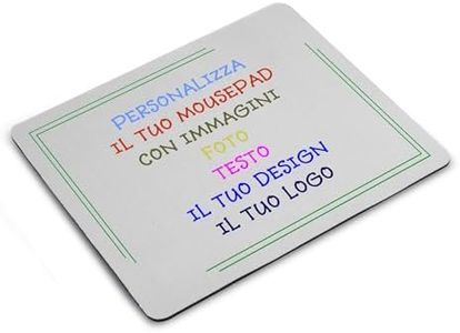 Tappetino Mouse Personalizzato - Mousepad Personalizzato con Foto, Immagini, Logo, Testo - Tappetino Mouse Personalizzabile - Mousepad Personalizzabile