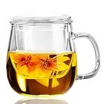 Dinana Large Tea Cup/Mug, Glass Tea