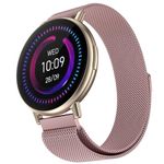 Fire-Boltt Destiny Smartwatch- 1.39” Display, Stainless Steel, Bluetooth Calling, 123 Sports Modes, Voice Assistant, Health site, IP67 (Pink)