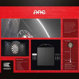 Target Darts Arc Lighting Set – LED Illuminated Dartboard Light