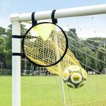 Football Target Net Top Bins Football Targets Football Nets Soccer Top Bins Soccer Target Goal Football Target for Shooting Accuracy Training Kicking Football Target Net With Adjustable Straps