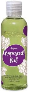Aroma Magic Grapeseed Organic Oil, Brightens, tightens, & tones skin, fights acne & signs of aging, and ideal for massage -100ml