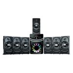 Zebronics 7.1 Channel Home Theatre Speaker, 140W Output, 13.33cm Subwoofer, RGB, Bluetooth, USB, AUX, LED Display, Remote Control, Wall-Mountable (Spark 207)