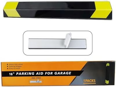 Deshitong Heavy Duty Parking Aid for Garage, 16" Car Parking Stopper for Garage 1 Pack, Parking Aids Protects Car, Parking Stopper Easy to Install 1 Packs 16" L (1 Pack 16" L x 1.25H)